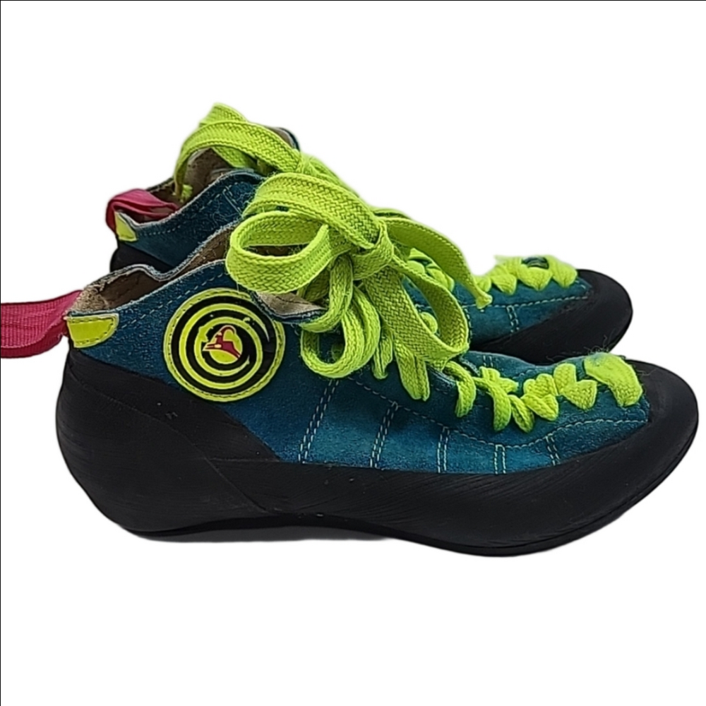 Boreal Rock Climbing Shoes Women’s 5.5US Green Blue Ballet Bouldering